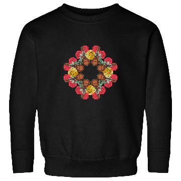 Discover Funny Mandolin Mandala Bluegrass Mindfulness Nature Graphic Sweatshirts