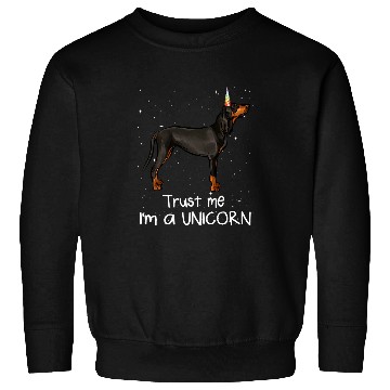Discover Coonhound Pet Funny Black and Tan Coonhound Trust Me Im A Unicorn Sweatshirts