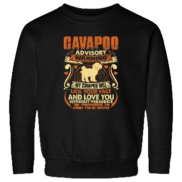 Discover Cavapoo Pet Advisory Warning Dog Pets Lovers Sweatshirts