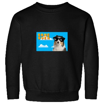 Discover Australian Shepherd Pet 8Bit Game Over Sweatshirts