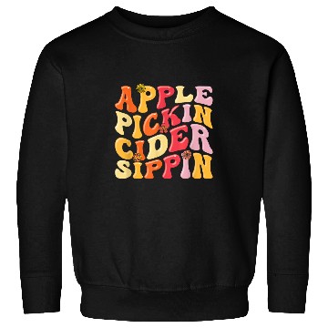Discover Apple Cider Fruit Picker Harvest Season Funny Apple Picking Sweatshirts