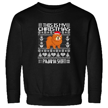Discover Chow Chow Pet This Is My Christmas Pajama UGLY xmass Chow Chow Santa Sweatshirts