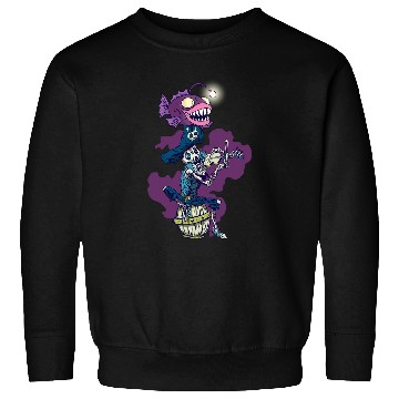 Discover Funny Violin Deep sea fish with pirates Skeletons playing the violin. Sweatshirts