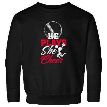 Discover Sport Baseball Cheerleading Cheer Mom Softball Baseball Cheerleader Sweatshirts