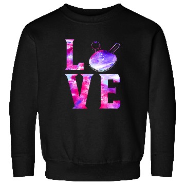 Discover Sport Ping Pong Watercolor Paddle Love Sweatshirts