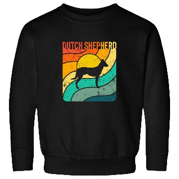 Discover Dutch Shepherd Pet vintages Sunset Mom Dad Sweatshirts