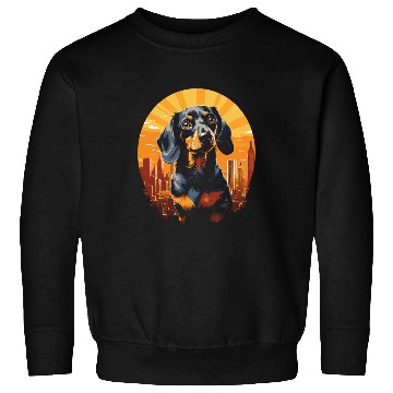 Discover Dachshund Pet in Manhattan 1 Sweatshirts