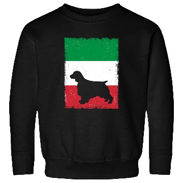 Discover English Springer Spaniel Pet Welsh Springer Spaniel Dog Italy Flag Italian vintages Mom Da Sweatshirts