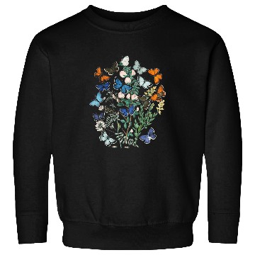 Discover Papillon Pet Boho Botanical Butterfly Art vintages Butterflies Papillon 2 Sweatshirts