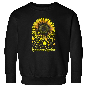 Discover Softball Gift You Are My Sunshine Sunflower Vintage 86 Sweatshirts