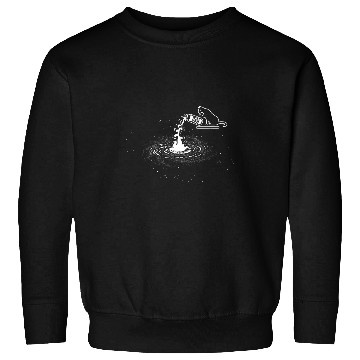 Discover Cat Mom Stars Moon Galaxy Astronomy Space Exploration Sweatshirts