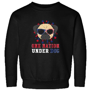 Discover Pug Pet 2One Nation Under Dog 4th Of July Sweatshirts