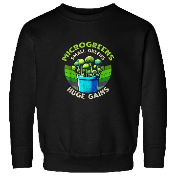 Discover Microgreens Broccoli Cotyledon Microgreens Seeds Sprout 22 Sweatshirts