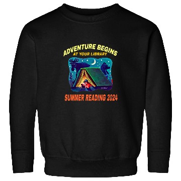 Discover Adventure Begins At Your Library Summer Reading Program 2024 24 Sweatshirts