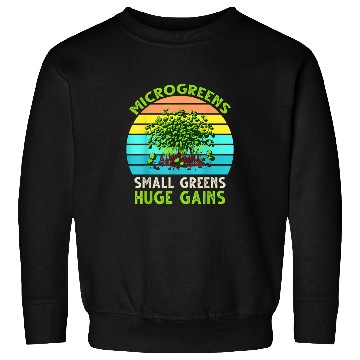 Discover Microgreens Broccoli Cotyledon Microgreens Seeds Sprout 21 Sweatshirts