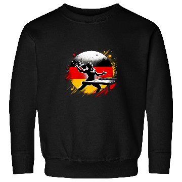 Discover Sport Ping Pong Player Germany Flag Sweatshirts