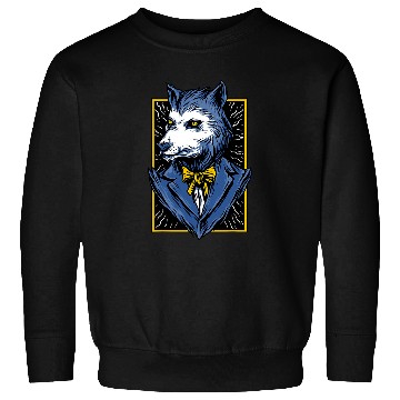 Discover Coyote Mammal Elegant wolfs character Sweatshirts