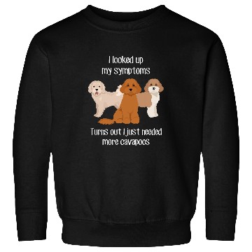Discover Cavapoo Pet Need Cavapoo Dogs Cute Funny Tan Cream Parti Cavoodle Pet Sweatshirts