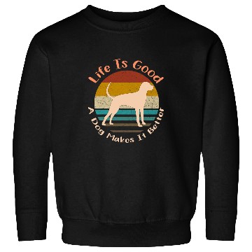 Discover Coonhound Pet Treeing Walker Coonhound Dog Retro 68 Sweatshirts