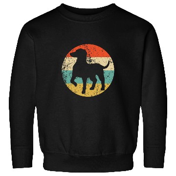 Discover German Shorthaired Pet Retro German Shorthaired Pointer Dog Breed Icon Sweatshirts