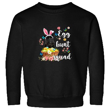 Discover Scottish Terrier Pet Happy Easter Day Colorful Egg Hunt Squad Sweatshirts