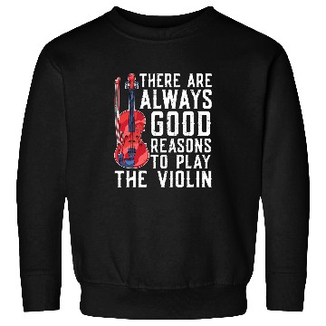 Discover Funny Violin Musical Instrument Funny Violinist Orchestra Musician Violin 2 Sweatshirts