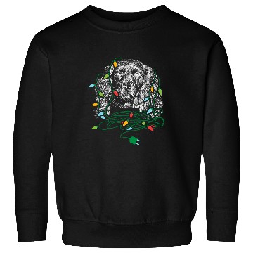 Discover Boykin Spaniel Pet Christmas Lights Boykin Spaniel Sweatshirts