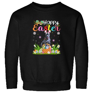 Discover Cane Corso Pet Bunny Egg Hunt Funny Cane Corso Happy Easter Sweatshirts