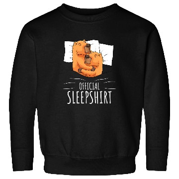 Discover capybaras Mammal Official Sleep 1 Sweatshirts