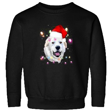 Discover Pyrenees Pet Christmas Lights Great Pyrenees Cute Sweatshirts