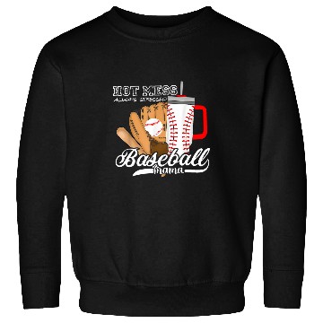 Discover Sport Baseball Mama Hot Mess Always Stressed Game Day Sweatshirts