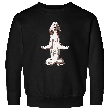 Discover English Setter Pet Funny Yoga Sweatshirts