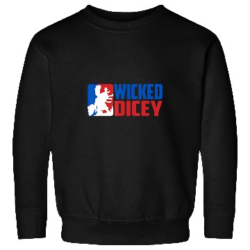 Discover Sport Baseball Wicked Dicey Baseball Logo Style Sweatshirts