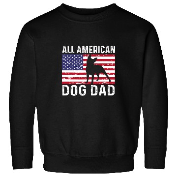 Discover Boston Terrier Pet Distressed Patriotic All American USA Flag 2 Sweatshirts