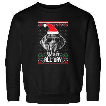 Discover German Shorthaired Pet Sleigh all Day German Shorthaired Pointer Christmas Sweatshirts