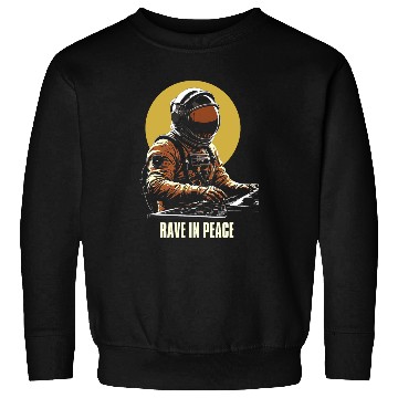 Discover Cosmonaut Sigma Phonk EDM astronaut DJ Rave in peace 1 Sweatshirts