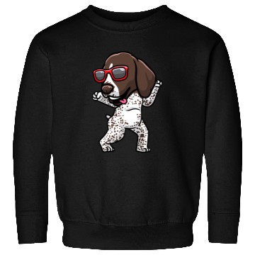 Discover German Shorthaired Pet Dancing German Shorthaired Pointer Dog Deutscher 3 Sweatshirts
