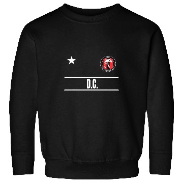 Discover Sport Soccer Washington D.C. Soccer Jersey Eagle Stripes 2Fan Design Sweatshirts