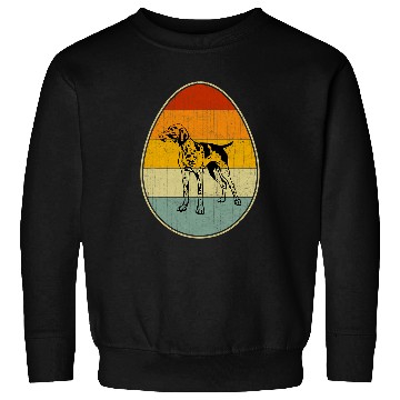 Discover German Shorthaired Pet Easter Egg Graphic Easter Day German Shorthaired Pointer Sweatshirts