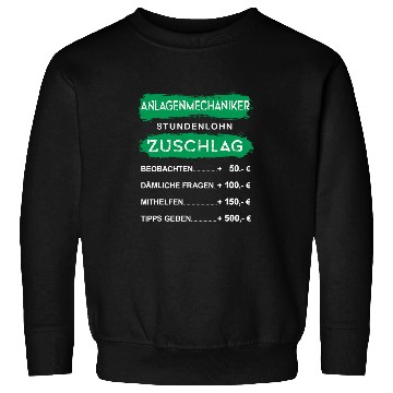 Discover Funny Plant Mechanic with German Text Shrhrhrswag  Hourly Sweatshirts