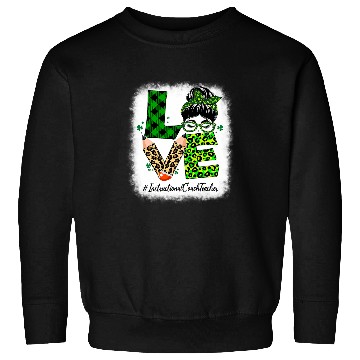 Discover Instructional Coachs Teacher Love Women Bleached Messy Bun Sweatshirts