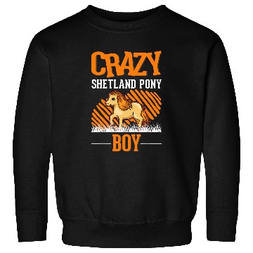 Discover crazys Shetland Pony Boy Shetty Boy Sweatshirts