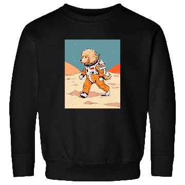 Discover Goldendoodle Mars Funny Dog Astronaut Sweatshirts