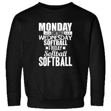 Discover Monday Softball Wednesday Softball Friday Softball Softball Sweatshirts