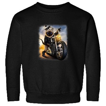 Discover Biker Cat Riding Chopper Motorcycle 21 Sweatshirts