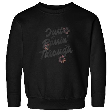 Discover American Motorcycle Highway Tour 79 Just Passing   Back Sweatshirts