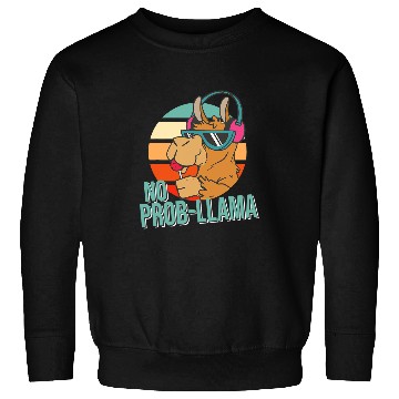 Discover Llama Pet No Problama vintages Llama Alpaca 9 Sweatshirts