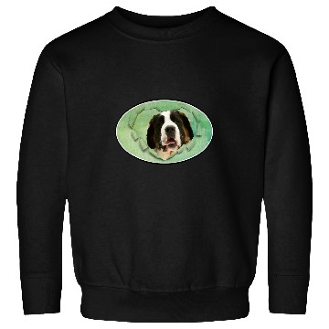 Discover Watercolor Dog Saint Bernard Sweatshirts