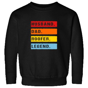 Discover Roofing Fathers Day Carpentry Roof Carpenter Roofers Dad Sweatshirts