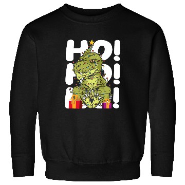 Discover Dinosaur Pet Ho Ho Ho Tree Rex Sweatshirts